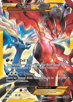 Yveltal-EX Promo card from XY Black Star Promos