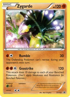Zygarde Promo card from XY Black Star Promos