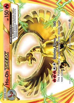 Ho-Oh BREAK Promo card from XY Black Star Promos