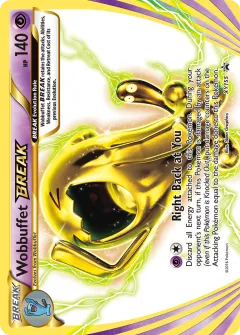 Wobbuffet BREAK Promo card from XY Black Star Promos