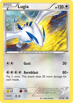 Lugia Promo card from XY Black Star Promos