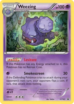 Weezing Promo card from XY Black Star Promos