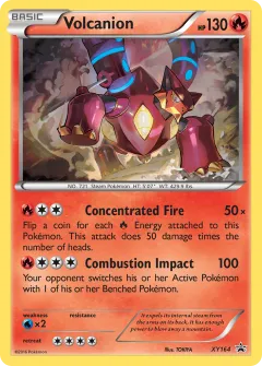 Volcanion Promo card from XY Black Star Promos