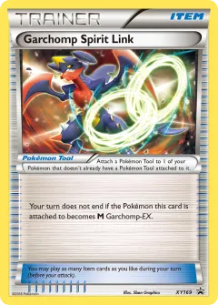 Garchomp Spirit Link Promo card from XY Black Star Promos