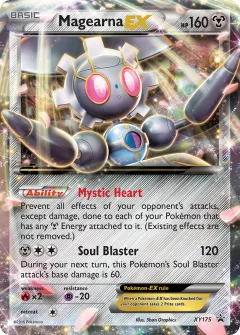 Magearna-EX Promo card from XY Black Star Promos