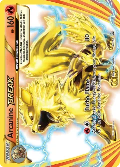 Arcanine BREAK Promo card from XY Black Star Promos