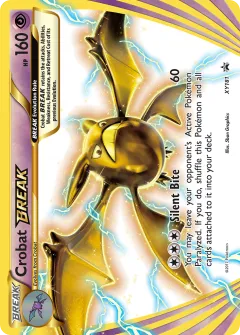 Crobat BREAK Promo card from XY Black Star Promos