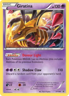 Giratina Promo card from XY Black Star Promos