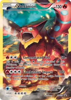 Volcanion Promo card from XY Black Star Promos