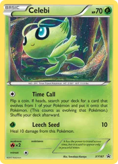 Celebi Promo card from XY Black Star Promos