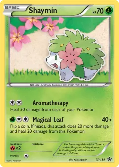 Shaymin Promo card from XY Black Star Promos