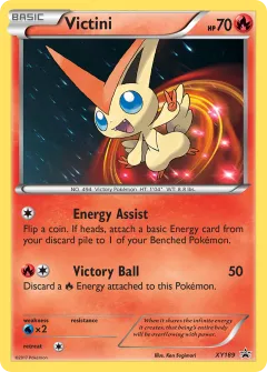 Victini Promo card from XY Black Star Promos