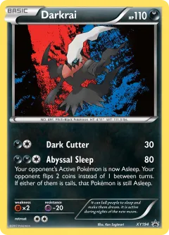 Darkrai Promo card from XY Black Star Promos