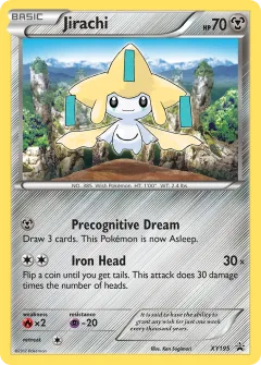 Jirachi Promo card from XY Black Star Promos