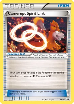 Camerupt Spirit Link Promo card from XY Black Star Promos