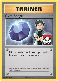 Gym Badge Promo card from XY Black Star Promos