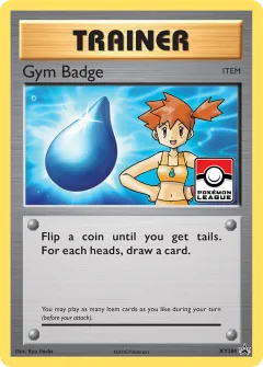 Gym Badge Promo card from XY Black Star Promos