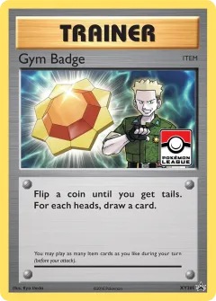 Gym Badge Promo card from XY Black Star Promos