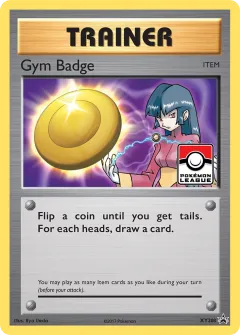Gym Badge Promo card from XY Black Star Promos