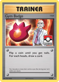 Gym Badge Promo card from XY Black Star Promos