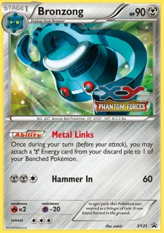 Bronzong Promo card from XY Black Star Promos