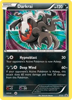 Darkrai Promo card from XY Black Star Promos