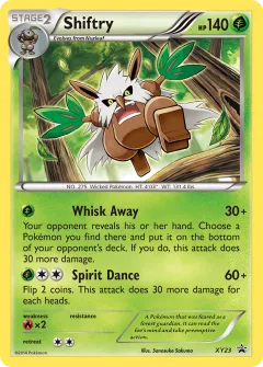 Shiftry Promo card from XY Black Star Promos