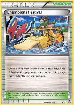Champions Festival Promo card from XY Black Star Promos
