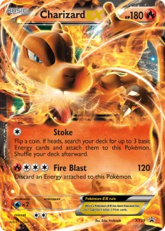 Charizard-EX Promo card from XY Black Star Promos