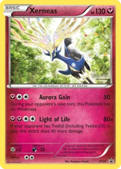 Xerneas Promo card from XY Black Star Promos