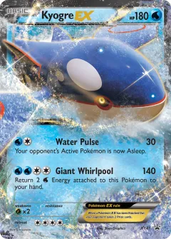 Kyogre-EX Promo card from XY Black Star Promos