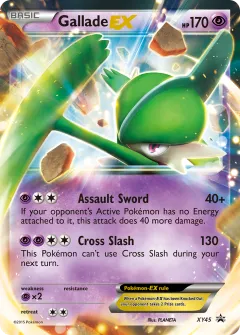 Gallade-EX Promo card from XY Black Star Promos
