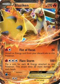 Blaziken-EX Promo card from XY Black Star Promos