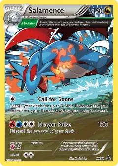 Salamence Promo card from XY Black Star Promos