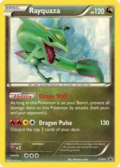 Rayquaza Promo card from XY Black Star Promos