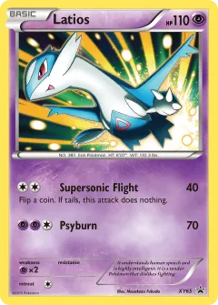Latios Promo card from XY Black Star Promos