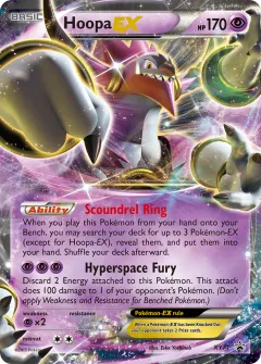 Hoopa-EX Promo card from XY Black Star Promos