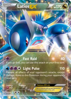 Latios-EX Promo card from XY Black Star Promos