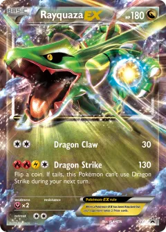 Rayquaza-EX Promo card from XY Black Star Promos