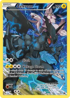 Zekrom Promo card from XY Black Star Promos