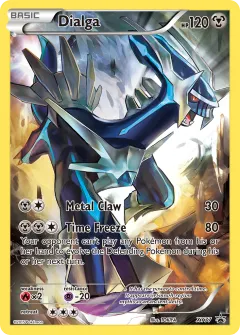 Dialga Promo card from XY Black Star Promos
