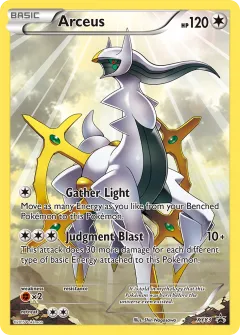Arceus Promo card from XY Black Star Promos