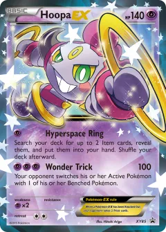 Hoopa-EX Promo card from XY Black Star Promos
