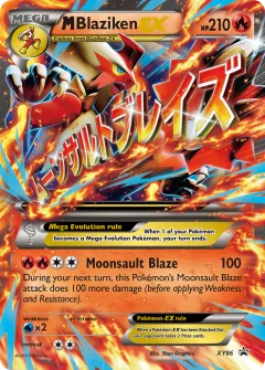 M Blaziken-EX Promo card from XY Black Star Promos