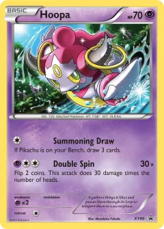 Hoopa Promo card from XY Black Star Promos
