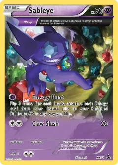 Sableye Promo card from XY Black Star Promos