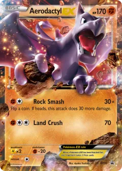Aerodactyl-EX Promo card from XY Black Star Promos
