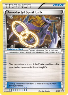 Aerodactyl Spirit Link Promo card from XY Black Star Promos