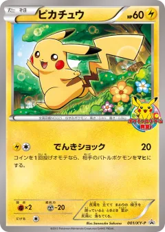 Pikachu Promo card from XY Promos