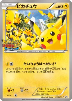 Pikachu Promo card from XY Promos